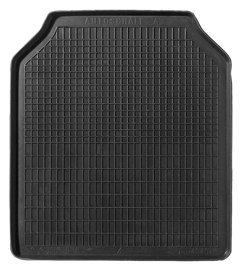 Schönek Semipassform Gummimatten Gr. 1, Auto Fußmatten für vorn, schwarz, 2  Stück - ATU